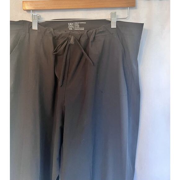 Albion Fit Jetsetter Joggers XXL Black EUC Zipper Ankles Women Pull On - Picture 4 of 10